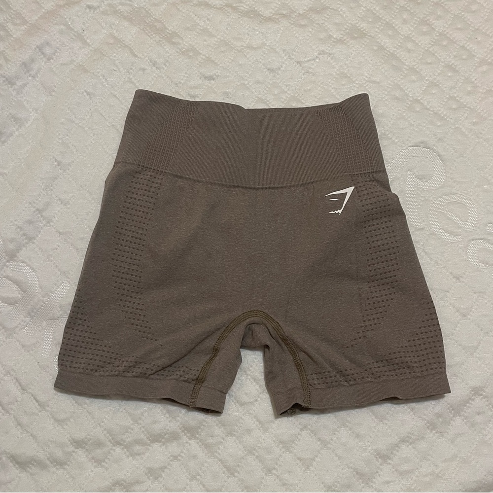 Tan Seamless Gymshark Shorts